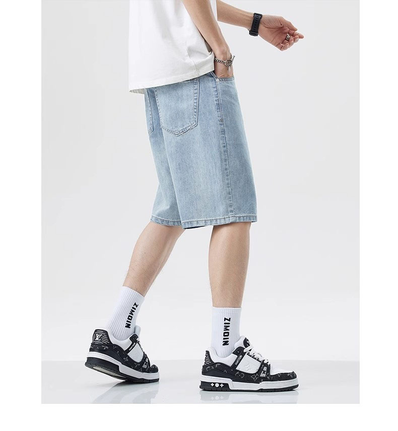 Fear Of God Essential - Shorts en jean décontractés pour hommes,