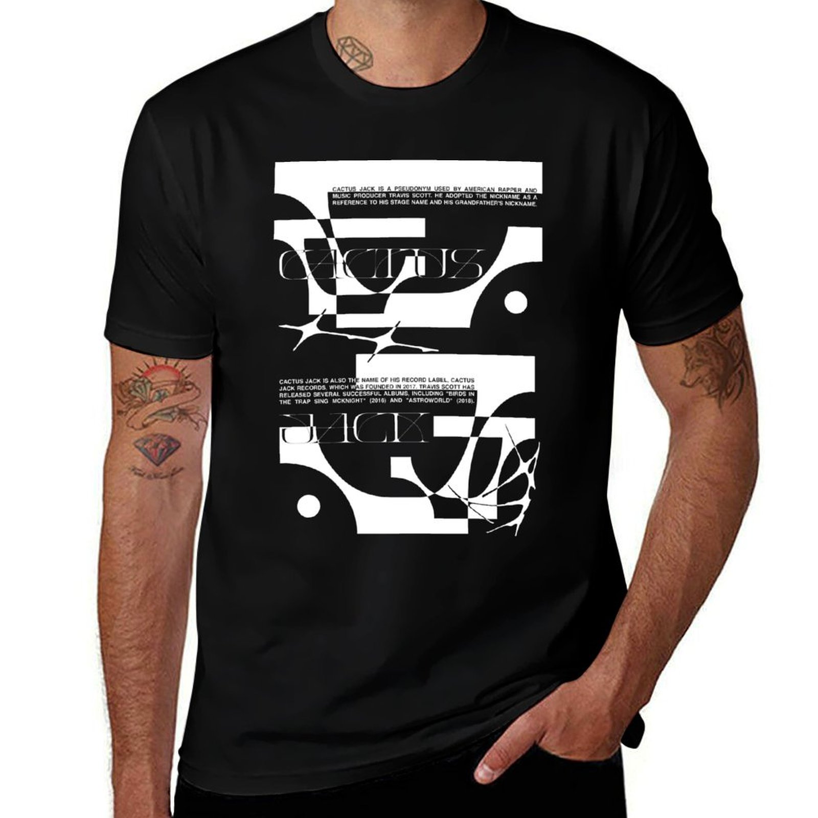 Cactus Jack Tee - T-shirt Cactus Jack grande taille à