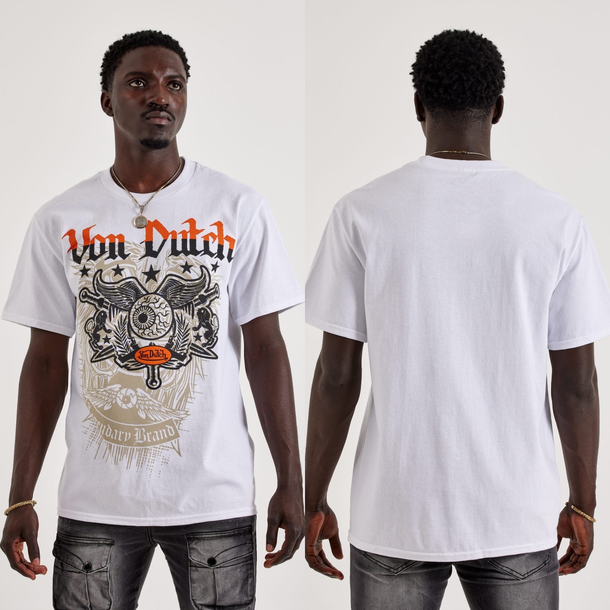 Streetwear Brand With Eye - T-shirt Moto Flying Eye Von Motorcycle