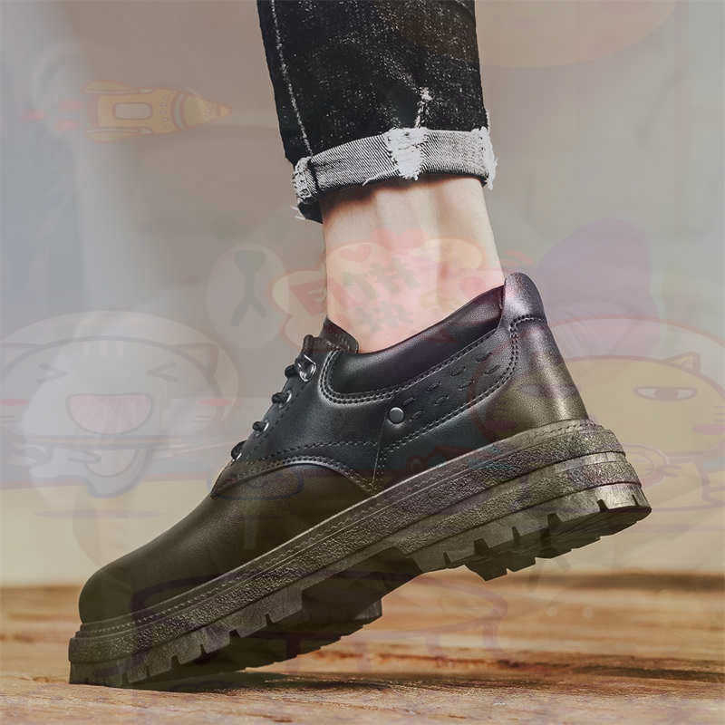 Streetwear Brand Italy - Baskets de Tennis en cuir naturel