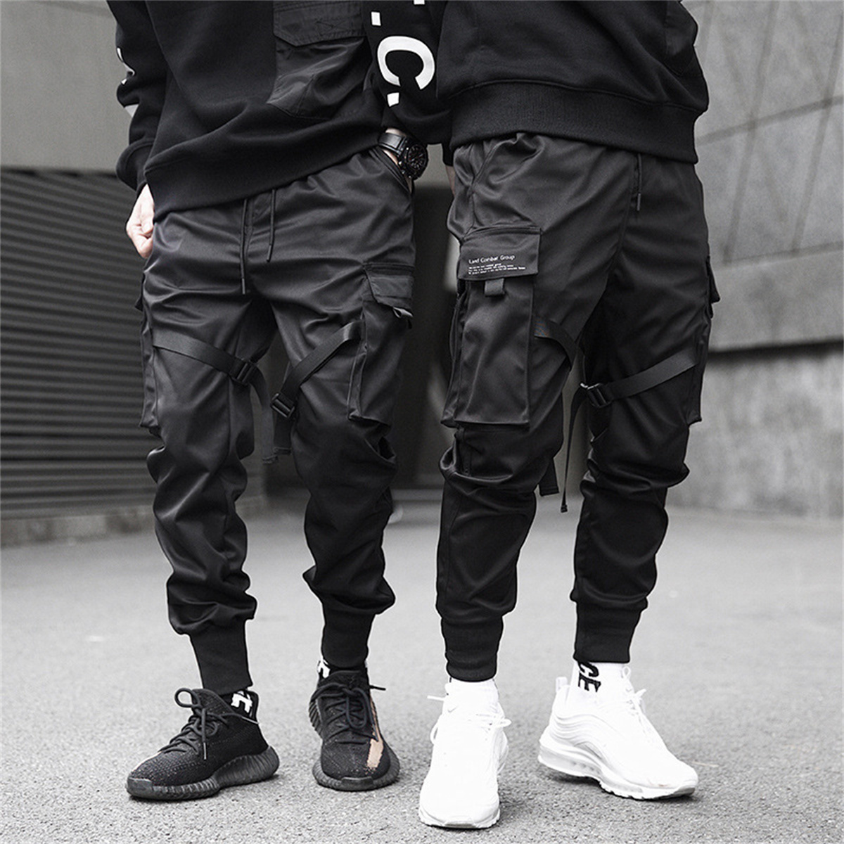 Streetwear Brand For Men - Pantalon Cargo Hip Hop noir, polyvalent,