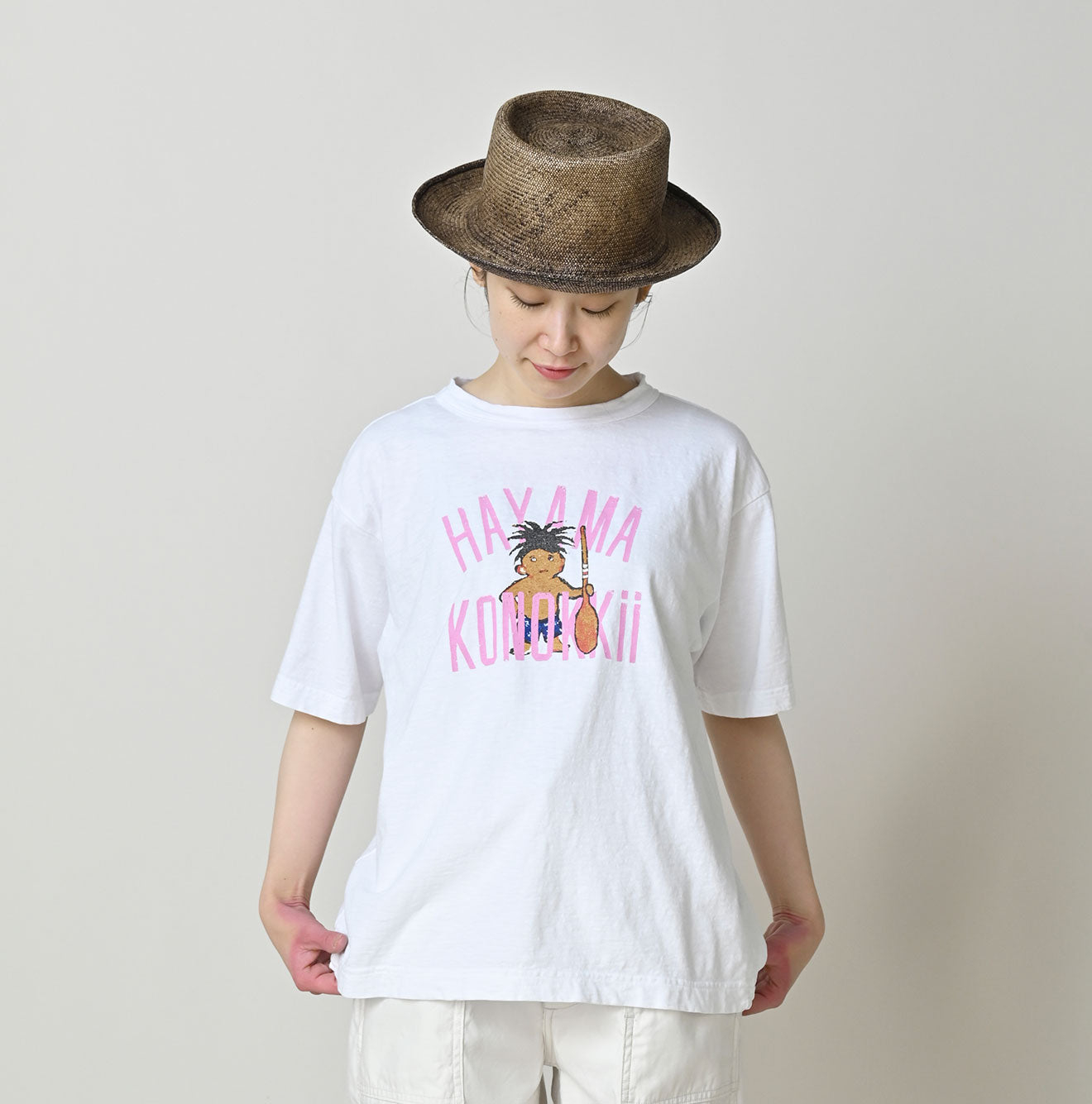 T-Shirt en coton avec Logo ros - Streetwear Brand In Japan avis et prix