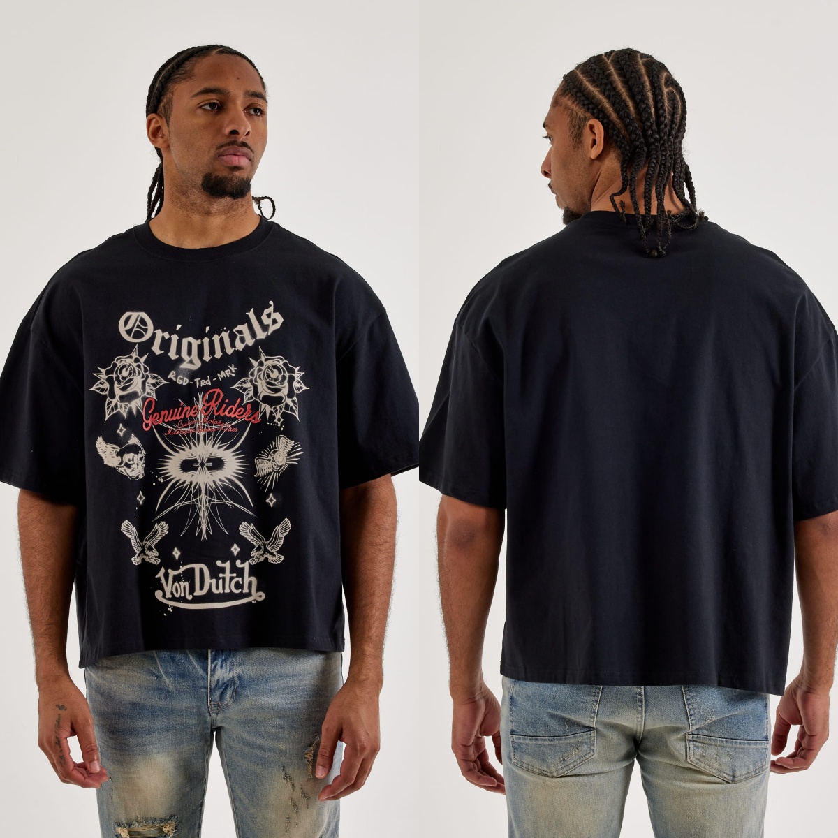 T-shirt Moto Flying Eye Von Mo - Streetwear Brand With Eye avis et prix
