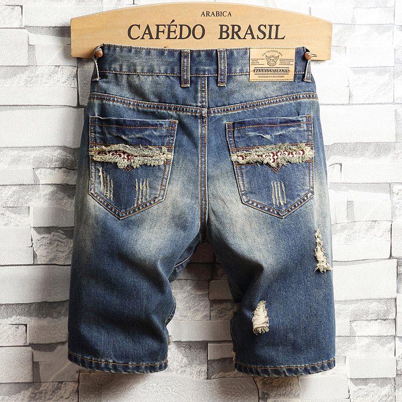 Shorts en jean déchirés pour h - Streetwear Brand Pants avis et prix