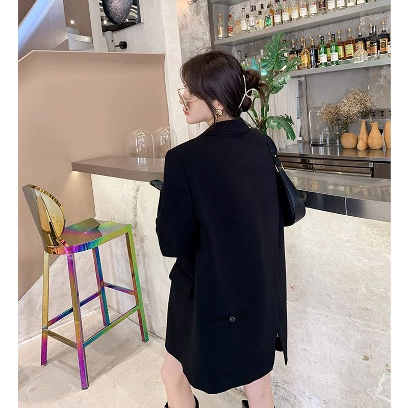 Blazer noir à manches longues  - Streetwear Brand For Men avis et prix