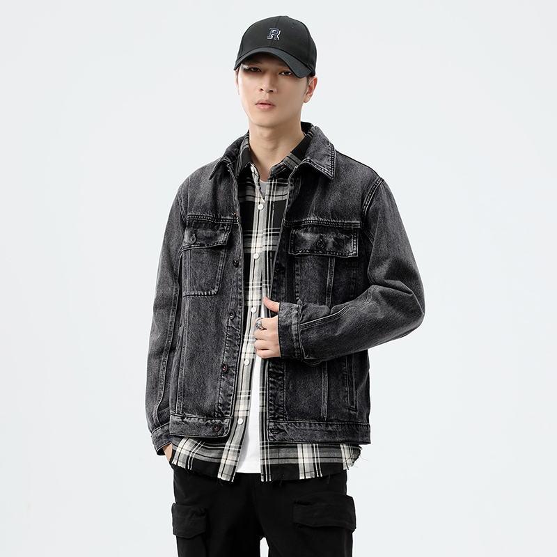 Veste en jean délavée coupe am - Streetwear Brand For Men avis et prix