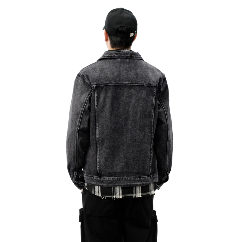 Veste en jean délavée coupe am - Streetwear Brand For Men avis et prix