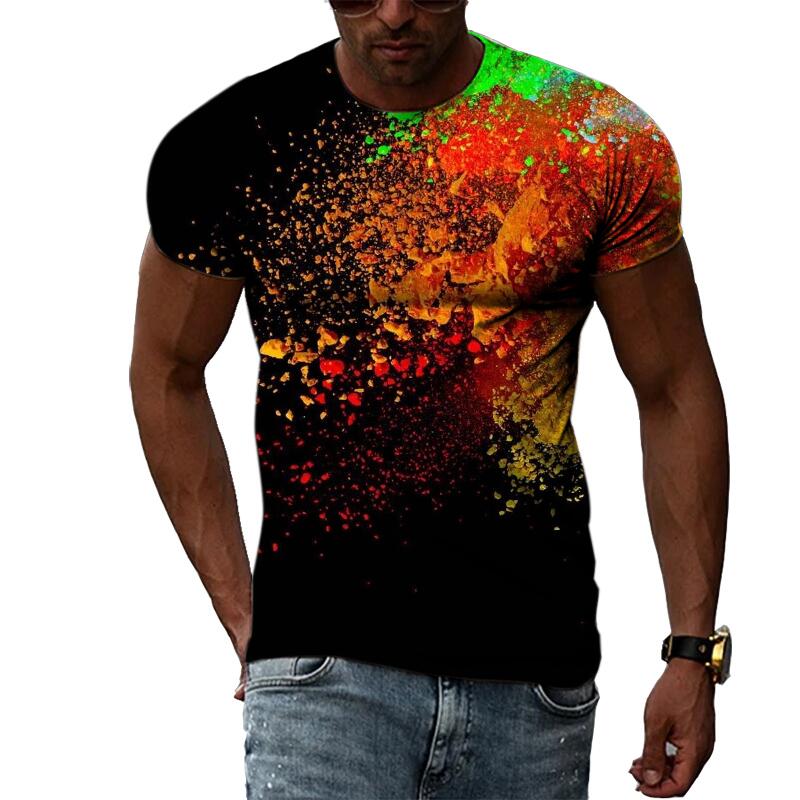 T-shirt à imprimé graphique 3D - Streetwear Brand T Shirt avis et prix