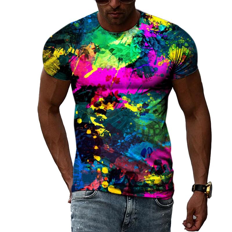 T-shirt à imprimé graphique 3D - Streetwear Brand T Shirt avis et prix
