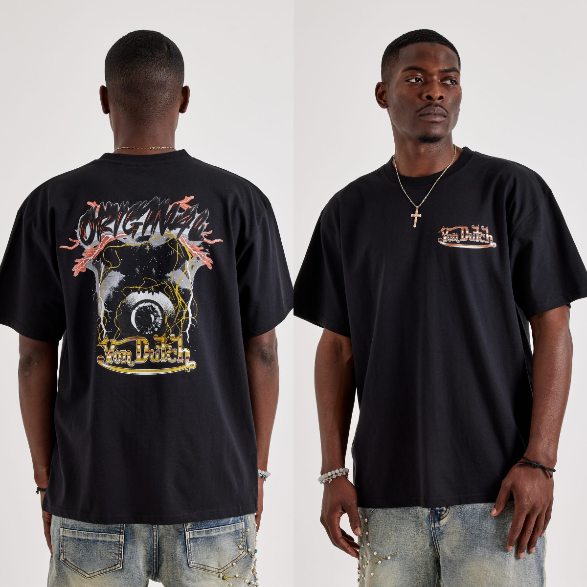 T-shirt en coton avec logo Fly - Streetwear Brand With Eye avis et prix