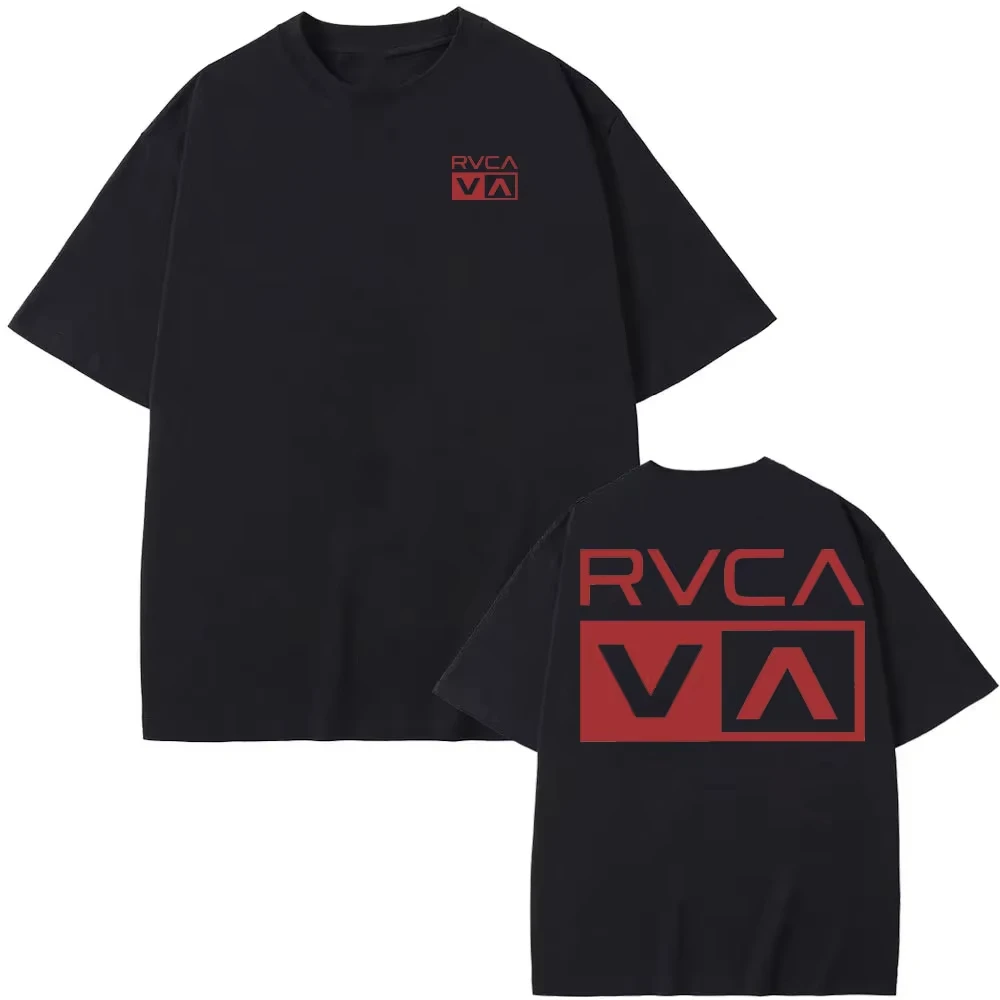 T-shirt RVCA noir en coton pou - Streetwear Brand For Men avis et prix