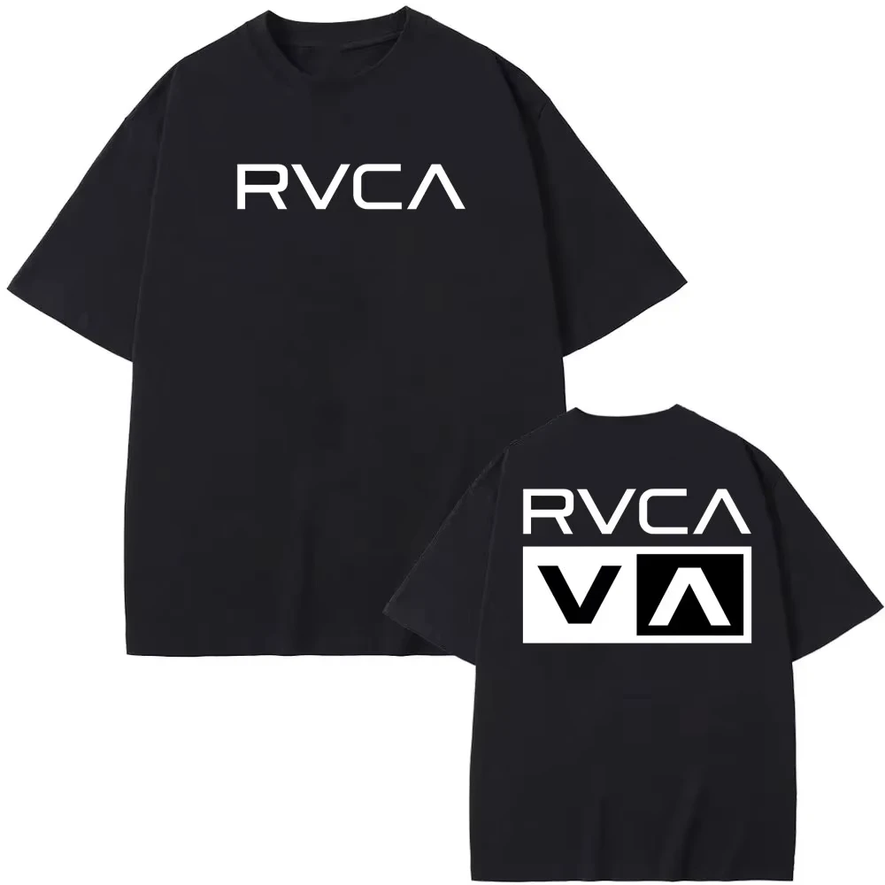 T-shirt RVCA noir en coton pou - Streetwear Brand For Men avis et prix