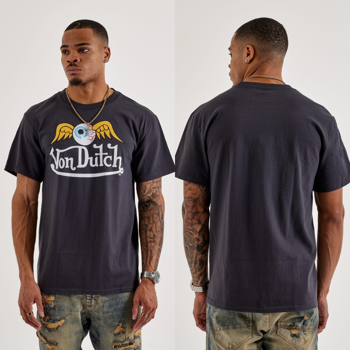 T-shirt Rose Eyes Von Motorcyc - Streetwear Brand With Eye avis et prix